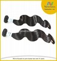 wholesale 100% unprocessed brazilian vrigin human hair body wave bundles