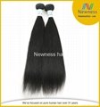 6A Brazilian virgin hair straight soft tangle free Brazilian hair weave 1
