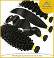 100% unprocessed virgin Brazilian hair extension wholesale human hair extension 1