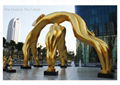 Shopping mall CBD plaza bronze sculpture 1