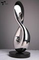"Eight" Stainless steel sculpture metal