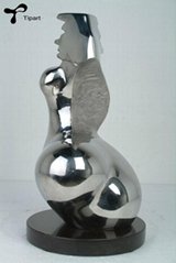 Wind Indoor metal Sculpture for hotel decoration