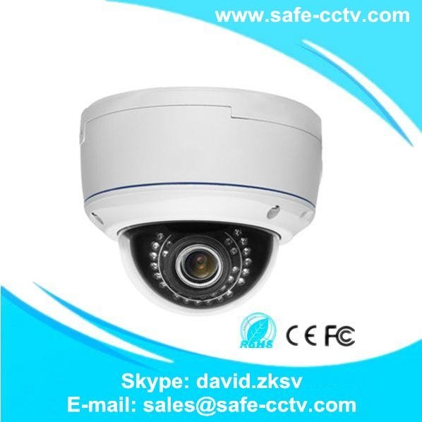 3.0Mp Water-Proof & Vandal-Proof POE IR WDR Network Dome Camera