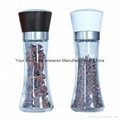 Amazon hot sale glass salt and pepper mill grinder 2