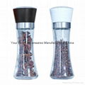 Amazon hot sale glass salt and pepper mill grinder