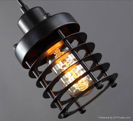 Indoor Iron Pendant Lamp  Ceiling Light  Chandelier Lighting 3