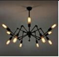 spider iron ceiling light art led indoor  lighting