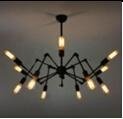 spider iron ceiling light art led indoor  lighting