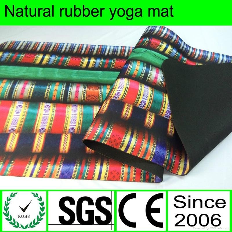 1/2-Inch Extra Thick High Density Natural rubber  Yoga Mat  3