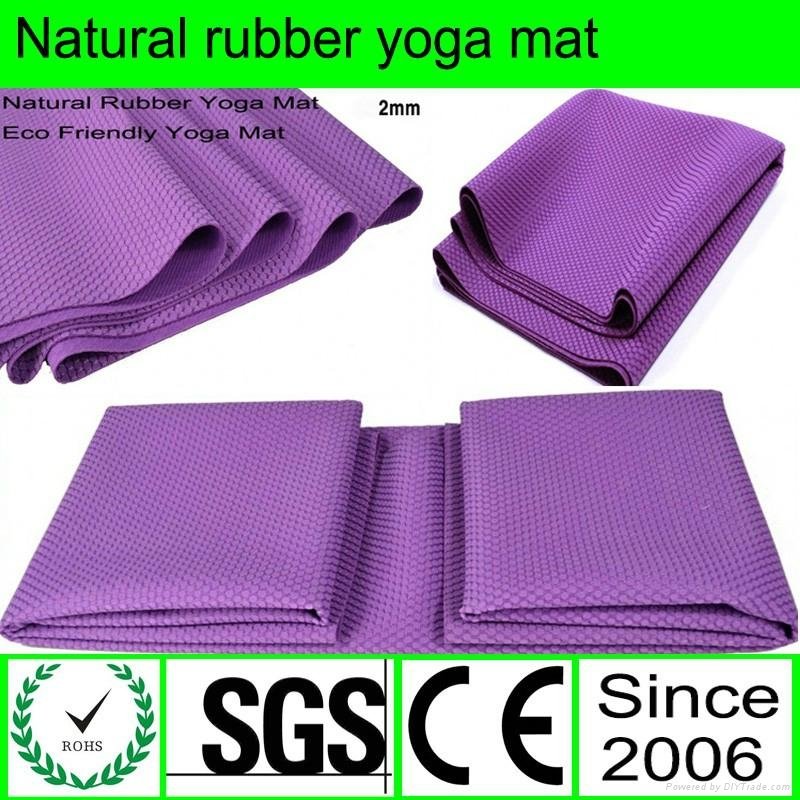 1/2-Inch Extra Thick High Density Natural rubber  Yoga Mat  2