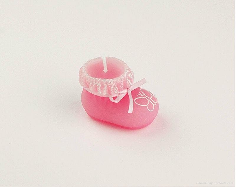 Pink Sock Shoe Candle Wedding Baby Shower Birthday Souvenirs Gifts Favor 5