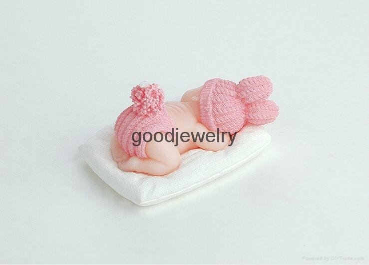 Pink Cute Baby Candle For Wedding Party Birthday Shower Souvenirs Gifts Favor 3
