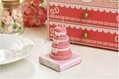 Pink 3 Layers Rose Cake Bow Candle For Wedding Party Birthday Souvenirs Gift 3