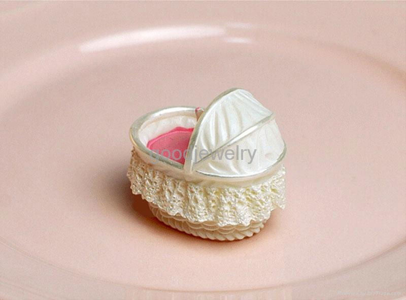 Pink Baby Bassinet Candle For Wedding Party Birthday Shower Souvenirs Gift Favor 2