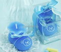 Blue Sock Shoe Candle Wedding Baby Shower Birthday Souvenirs Gifts Favor 1