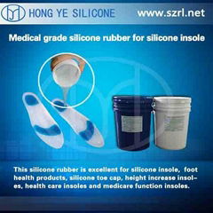 platinum cured silicone rubber for silicone insole items 