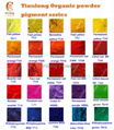 Powder coating coloring pigments,