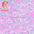 Flower dot additives for powder coating