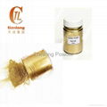 Metal copper and gold pigment for powder