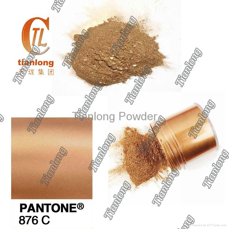 Metal copper and gold pigment for powder coating 3