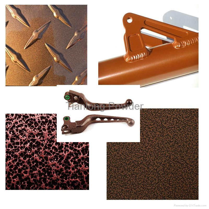 Metal copper and gold pigment for powder coating 4