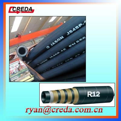 SAE100 R12 / DIN-En 856 4sh/4sp Hydraulic Hose