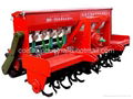 No-till corn and wheat seeding and fertilizing machine 1