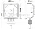 LED work lamp for truck 30W auto led work light 2