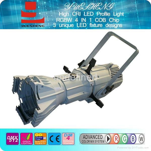 RGBW LED Profiles 4IN1 LED Spot Light Dim4 focus Profiles