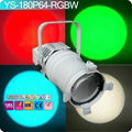 RGBW in 1 led portable spot light indoor