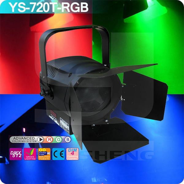YUESHENG 140W LED Electric Auto Zoom Studio Light-RGB Dim 4 LED Studio Light 2