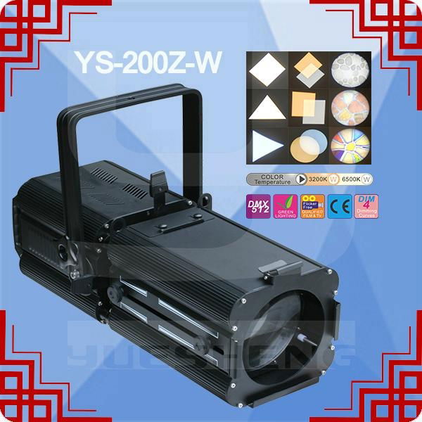 2015 Promotion LED Zoom Profile Light 200W high brightness LED Zoom Profiles