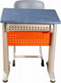 Safir Single School Desk with Panel