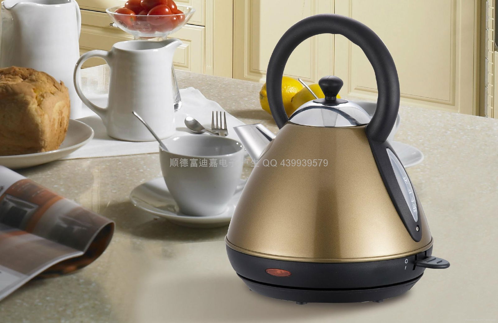 Stainless  electric kettle   /Colour Coating kettle/   5