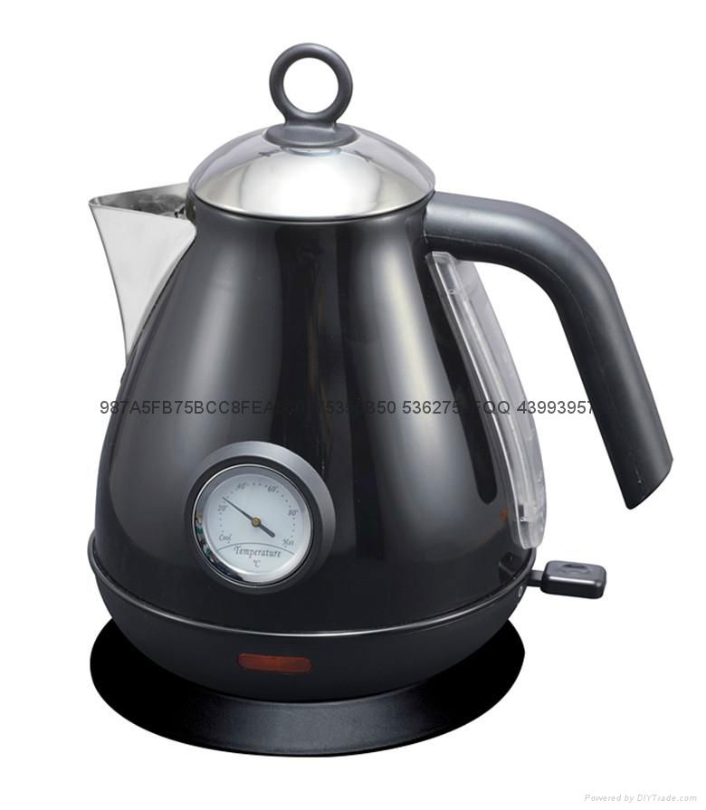 Colour Coating kettle/With a thermometer electric kettle