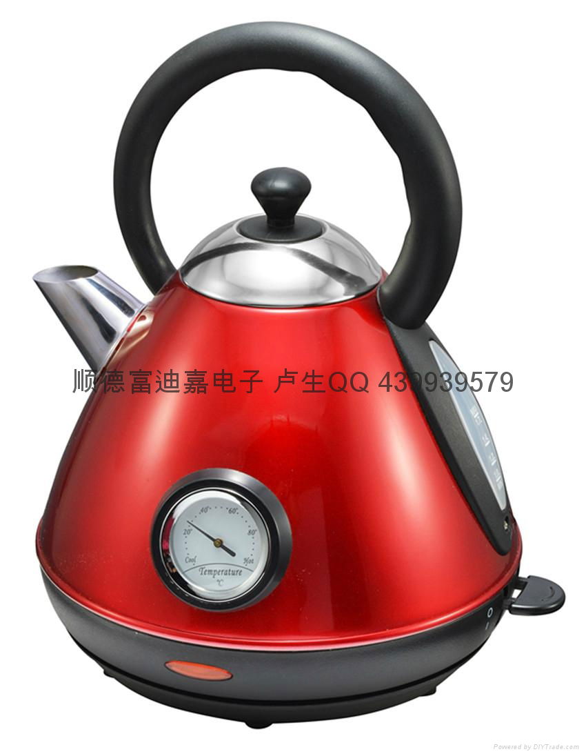 Colour Coating kettle/With a thermometer electric kettle
