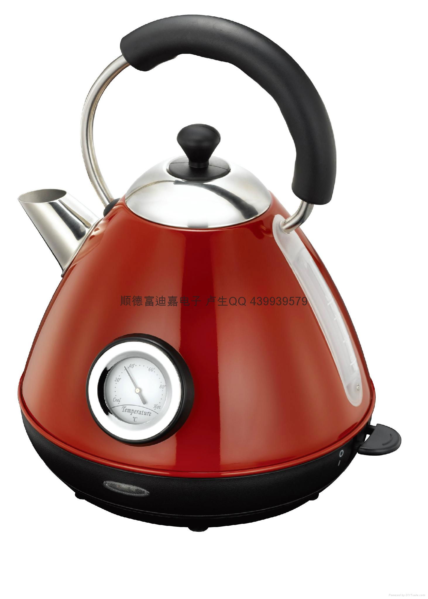 Colour Coating kettle/With a thermometer electric kettle 3