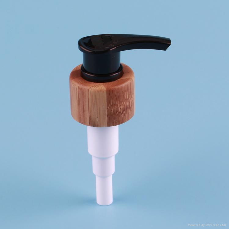 Bamboo Sheathed Closure 24 / 410 Lotion Pump  For Bottles