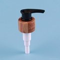Bamboo Sheathed Closure 24 / 410 Lotion Pump  For Bottles
