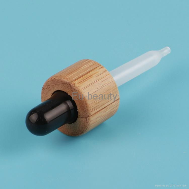 18MM Bamboo Closure Essential Oil Bottle With Glass Pipette 2