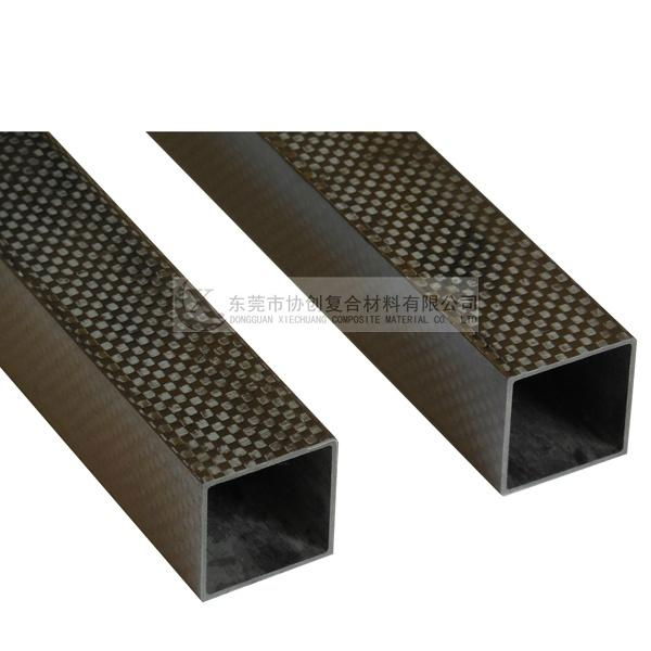 carbon fiber (fibre) square tube 