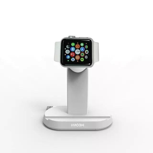 iMobi4 Smart Stand for Apple Watch & iPhone (White)