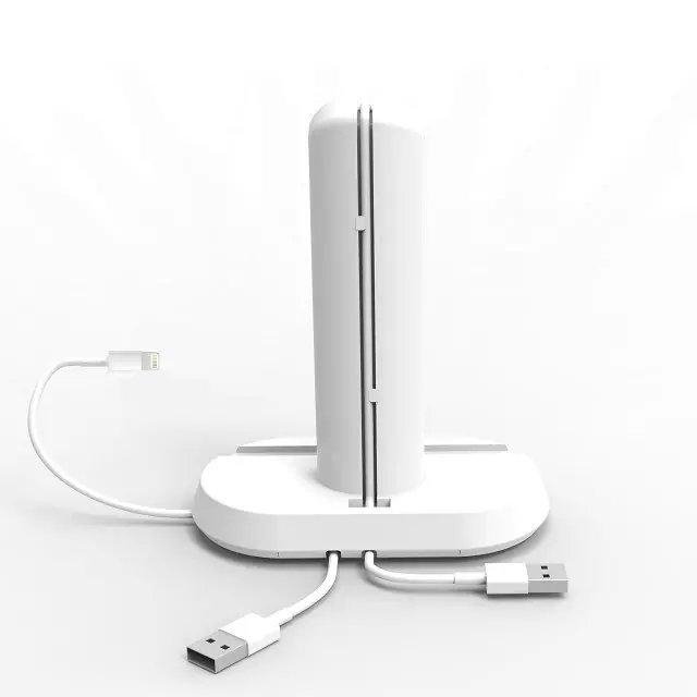 iMobi4 Smart Stand for Apple Watch & iPhone (White) 2
