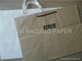 High strength luxury customized kraft paper shopping bag 5