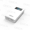 DOCA D563 10000mah Power Bank Showing Time and Alarm Function 2