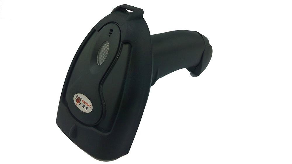 RD-200 Wireless Laser Barcode Scanner White quakeproof 