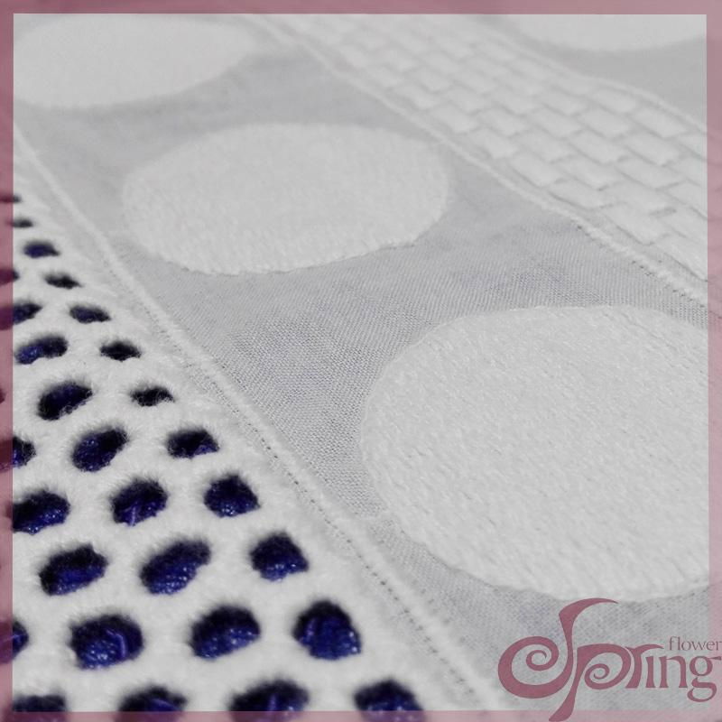Cotton geometric embroidery fabric 5