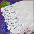 Exquisite cotton embroidery fabric 5