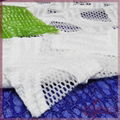 White braided lace fabric