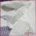 White braided lace fabric 4